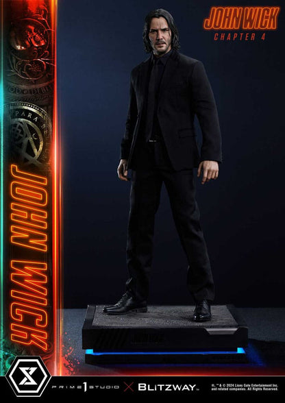 PRIME 1 STUDIOS - John Wick Chapter 4 Ultimate Premium Masterline Series Statue 1:4 John Wick Deluxe Bonus Version
