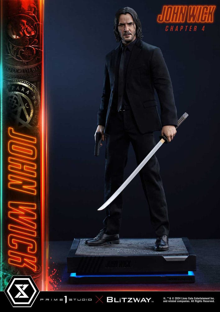 PRIME 1 STUDIOS - John Wick Chapter 4 Ultimate Premium Masterline Series Statue 1:4 John Wick Deluxe Bonus Version