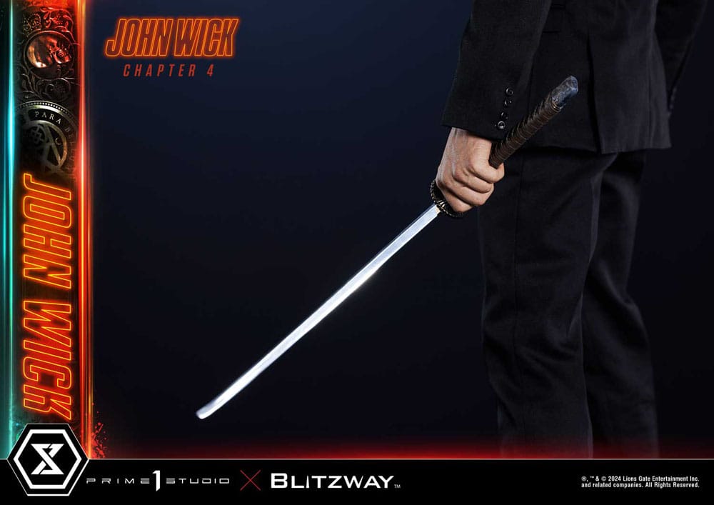 PRIME 1 STUDIOS - John Wick Chapter 4 Ultimate Premium Masterline Series Statue 1:4 John Wick Deluxe Bonus Version