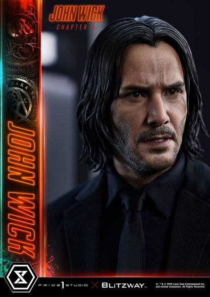 PRIME 1 STUDIOS - John Wick Chapter 4 Ultimate Premium Masterline Series Statue 1:4 John Wick Deluxe Bonus Version