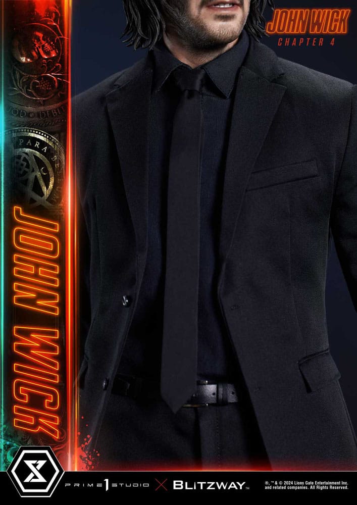 PRIME 1 STUDIOS - John Wick Chapter 4 Ultimate Premium Masterline Series Statue 1:4 John Wick Deluxe Bonus Version