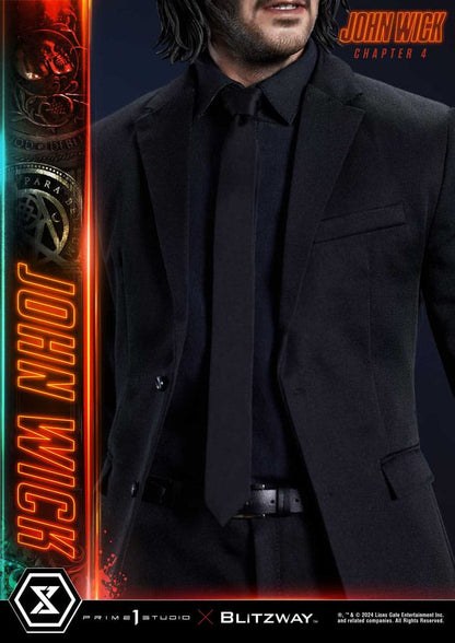 PRIME 1 STUDIOS - John Wick Chapter 4 Ultimate Premium Masterline Series Statue 1:4 John Wick Deluxe Bonus Version