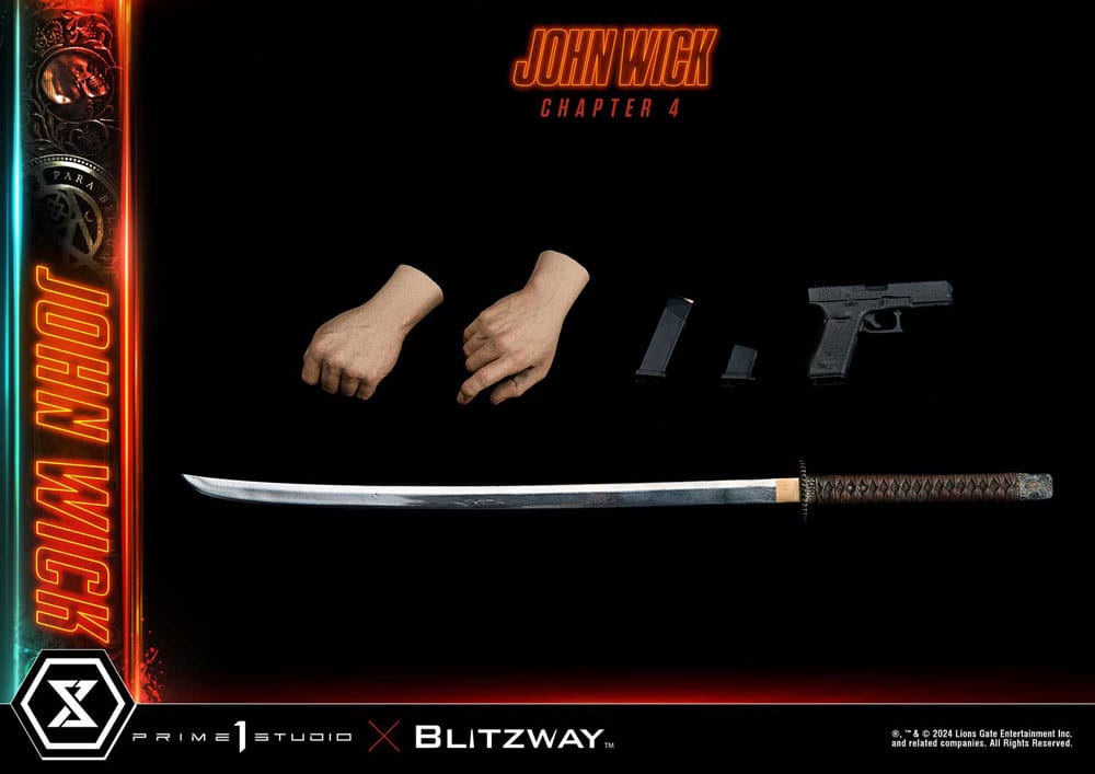 PRIME 1 STUDIOS - John Wick Chapter 4 Ultimate Premium Masterline Series Statue 1:4 John Wick Deluxe Bonus Version