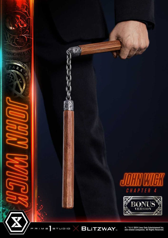 PRIME 1 STUDIOS - John Wick Chapter 4 Ultimate Premium Masterline Series Statue 1:4 John Wick Deluxe Bonus Version