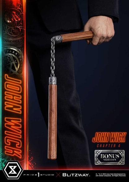 PRIME 1 STUDIOS - John Wick Chapter 4 Ultimate Premium Masterline Series Statue 1:4 John Wick Deluxe Bonus Version