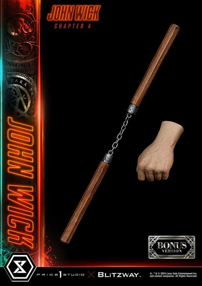 PRIME 1 STUDIOS - John Wick Chapter 4 Ultimate Premium Masterline Series Statue 1:4 John Wick Deluxe Bonus Version