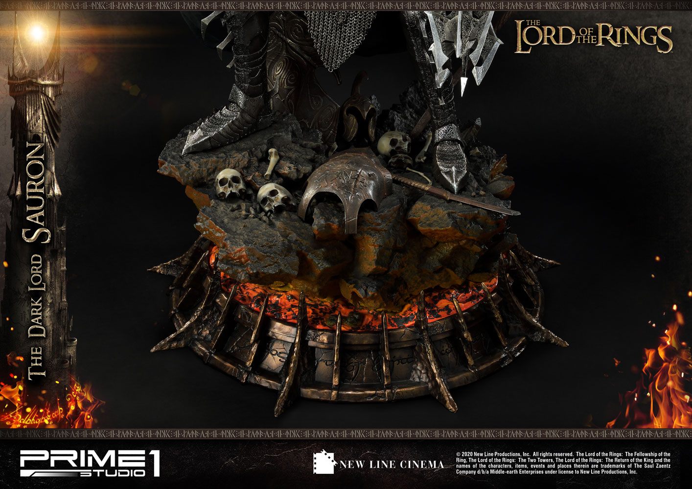 PRIME 1 STUDIOS - The Lord of the Rings - The Dark Lord Sauron 1/4