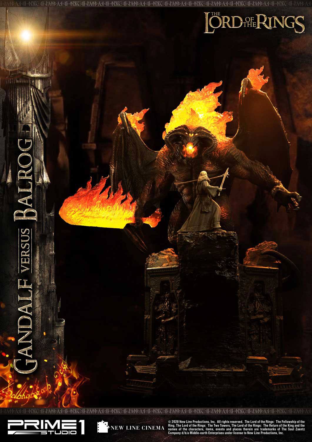 PRIME 1 STUDIOS - The Lord of the Rings - Statue Gandalf Vs. Balrog EXCLUSIVE