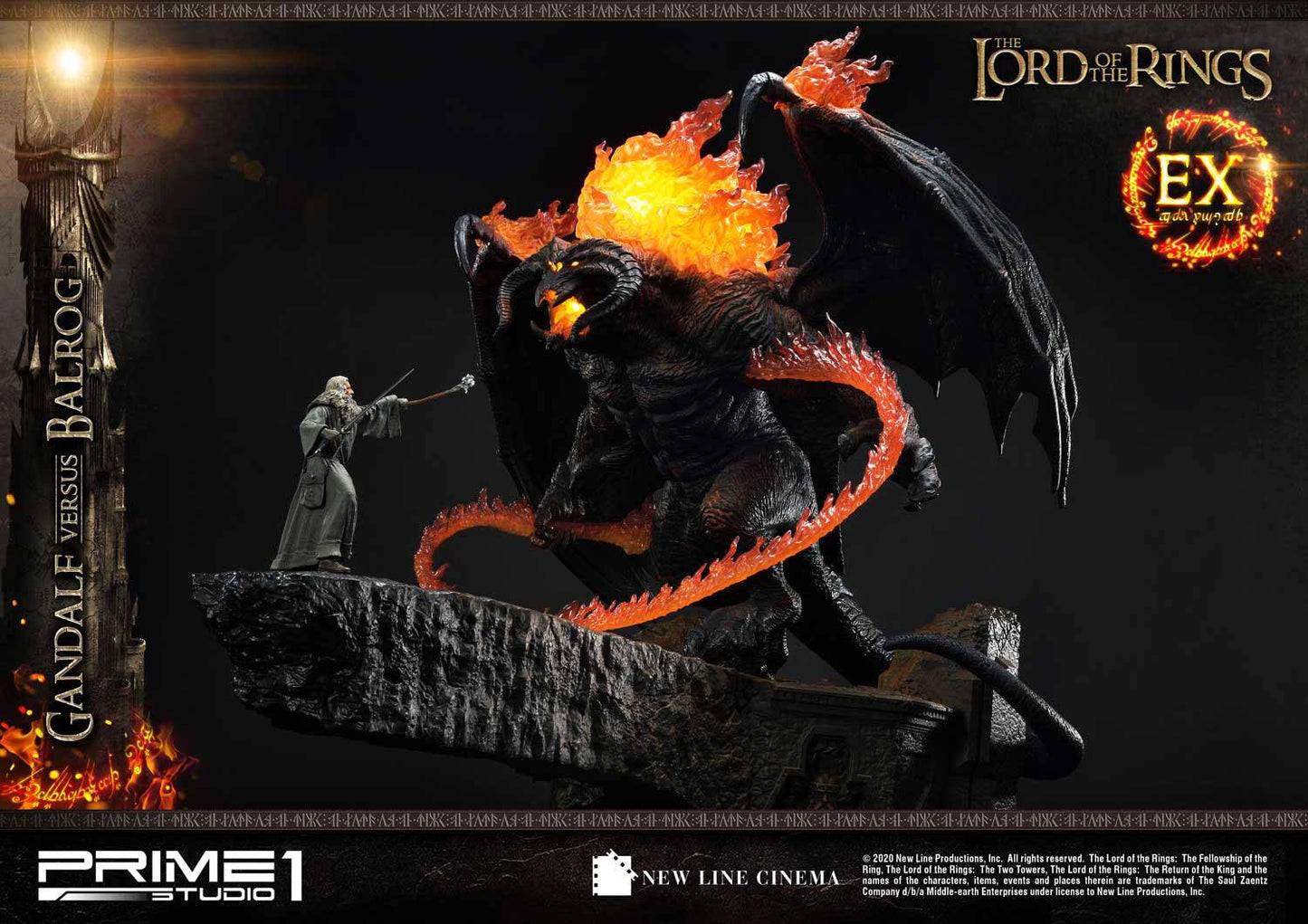 PRIME 1 STUDIOS - The Lord of the Rings - Statue Gandalf Vs. Balrog EXCLUSIVE