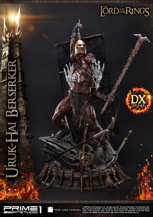 PRIME 1 STUDIOS - The Lord of the Rings - Statue 1:4 Uruk-Hai Berserker DeLuxe Ver