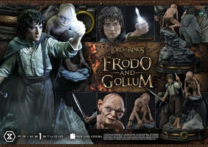 PRIME 1 - Lord of the Rings Statue 1/4 Frodo & Gollum Bonus Version