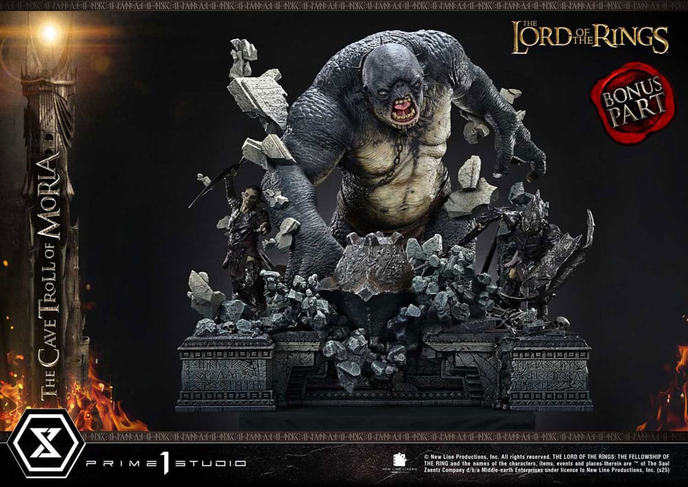 PRIME 1 - The Lord of the Rings Premium Masterline Series Statue 1/6 Cave Troll of Moria Bonus Version