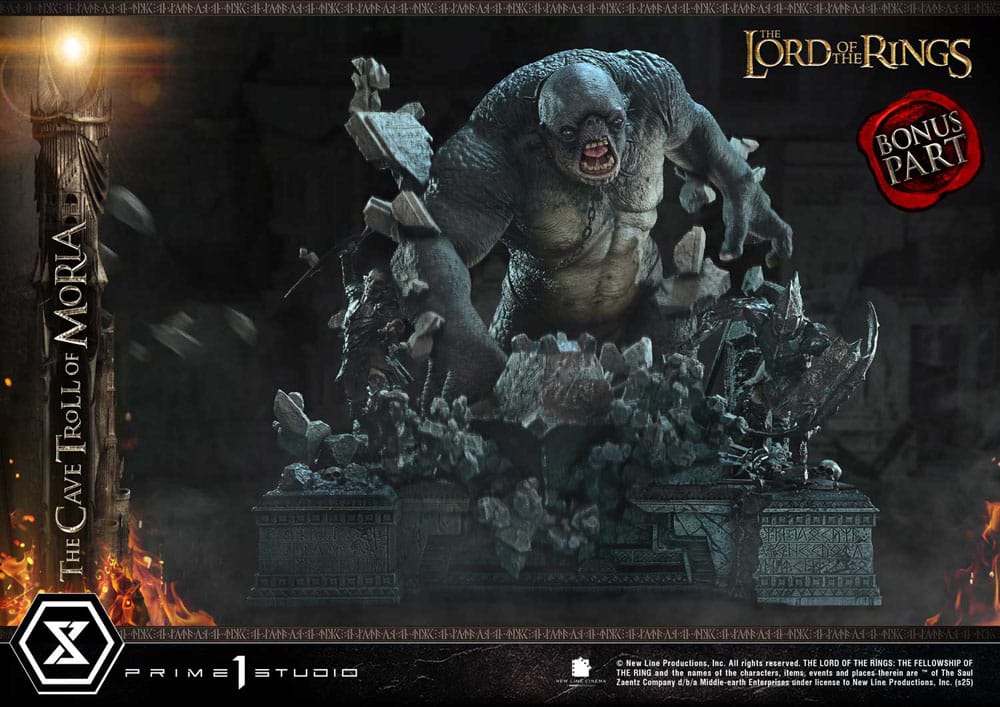PRIME 1 - The Lord of the Rings Premium Masterline Series Statue 1/6 Cave Troll of Moria Bonus Version