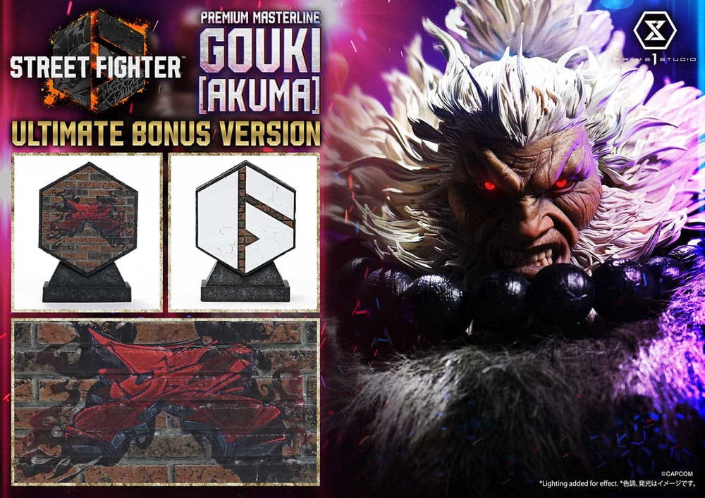 PRIME 1 - Street Fighter 6 Premium Masterline Series Statue 1/4 Akuma Ultimate Bonus Version