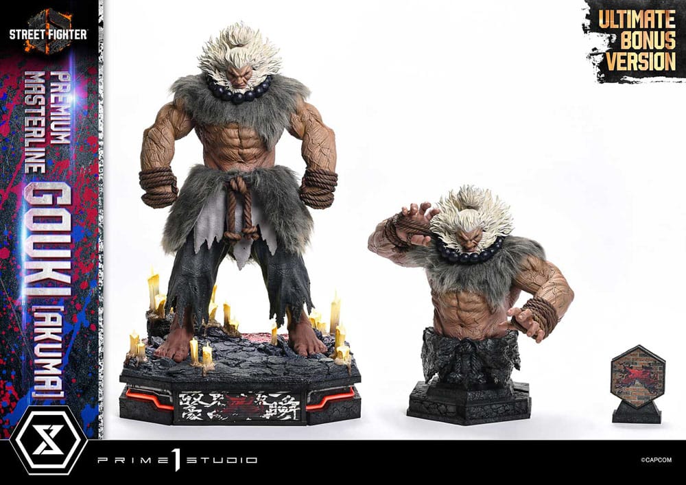 PRIME 1 - Street Fighter 6 Premium Masterline Series Statue 1/4 Akuma Ultimate Bonus Version