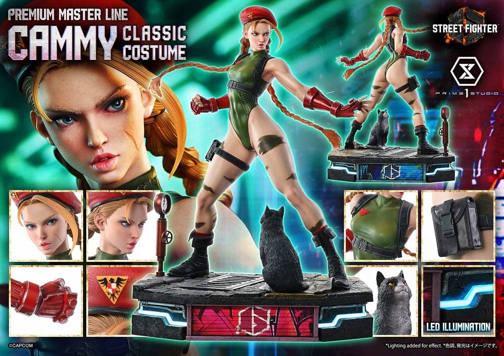 PRIME 1 - Street Fighter 6 Premium Masterline Statue 1/4 Cammy Classic Costume Ultimate Bonus Version