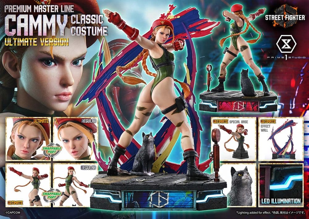 PRIME 1 - Street Fighter 6 Premium Masterline Statue 1/4 Cammy Classic Costume Ultimate Bonus Version