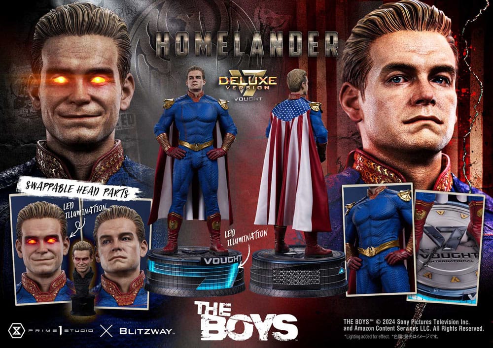 PRIME 1 STUDIO - The Boys Premium Masterline Series Statue 1/4 Homelander Deluxe Version