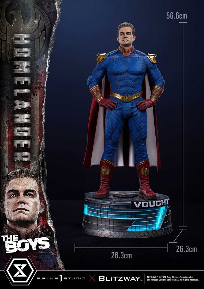 PRIME 1 STUDIO - The Boys Premium Masterline Series Statue 1/4 Homelander Deluxe Version