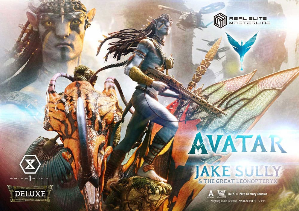 PRIME 1 - Avatar (Film) Real Elite Masterline Series Statue 1/4 Jake Sully & The Great Leonopteryx Deluxe Bonus Ver
