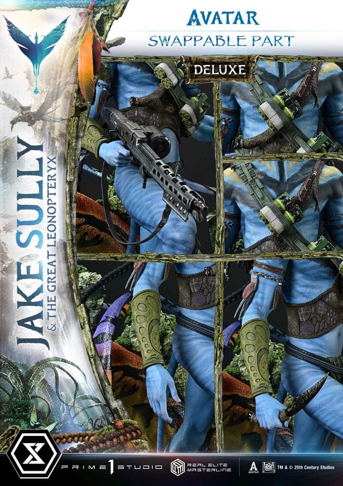 PRIME 1 - Avatar (Film) Real Elite Masterline Series Statue 1/4 Jake Sully & The Great Leonopteryx Deluxe Bonus Ver