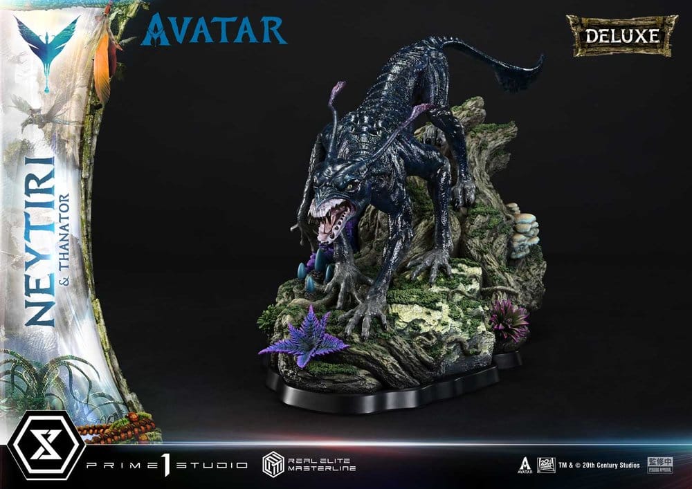 PRIME 1 - Avatar (Film) Real Elite Masterline Series Statue 1/4 Neytiri & Thanator Deluxe Bonus Version