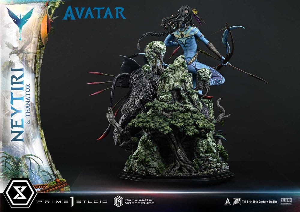 PRIME 1 - Avatar (Film) Real Elite Masterline Series Statue 1/4 Neytiri & Thanator Deluxe Bonus Version