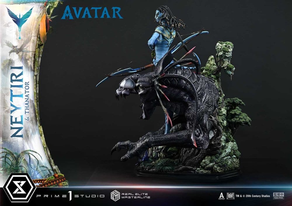 PRIME 1 - Avatar (Film) Real Elite Masterline Series Statue 1/4 Neytiri & Thanator Deluxe Bonus Version