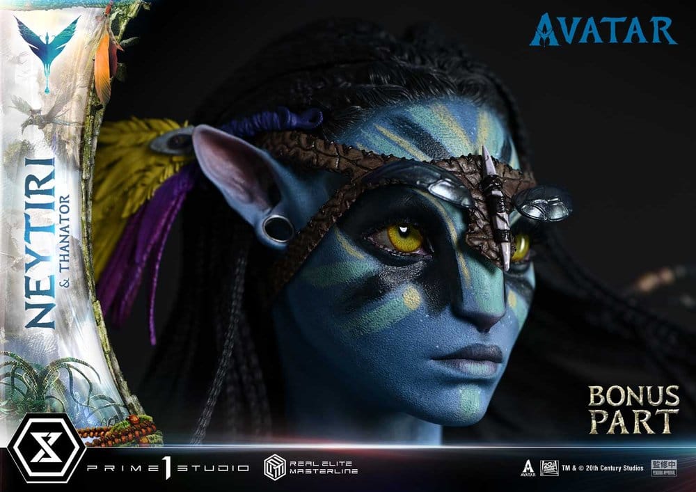 PRIME 1 - Avatar (Film) Real Elite Masterline Series Statue 1/4 Neytiri & Thanator Deluxe Bonus Version