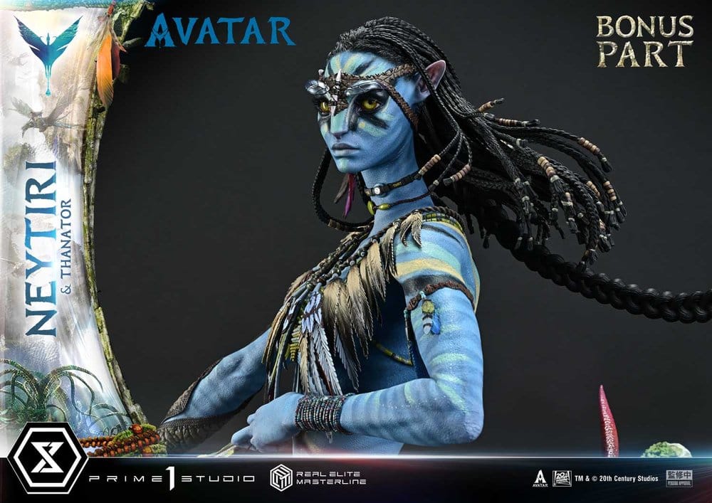 PRIME 1 - Avatar (Film) Real Elite Masterline Series Statue 1/4 Neytiri & Thanator Deluxe Bonus Version
