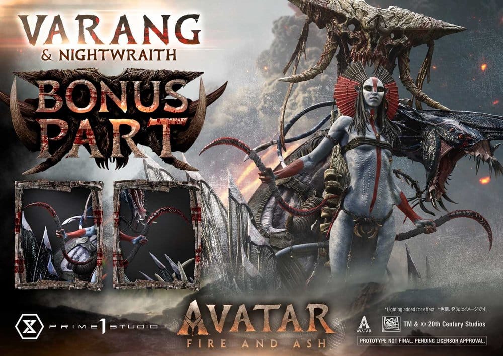 PRIME 1 - Avatar: Fire and Ash (Film) Real Elite Masterline Series Statue 1/4 Varang & Nightwraith Avatar Legacy Collection Bonus Version