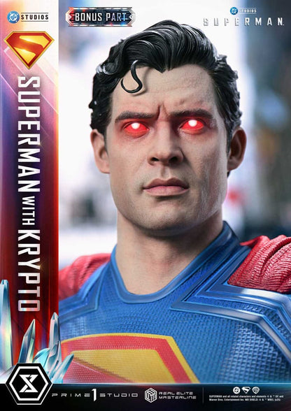 PRIME 1 - Superman (2025) Real Elite Masterline Series Statue 1/3 Superman with Krypto Bonus Version
