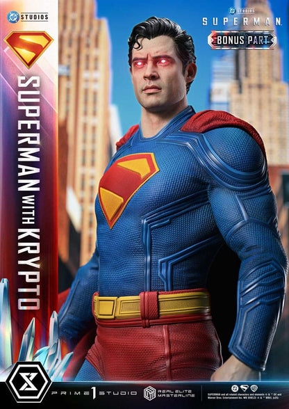 PRIME 1 - Superman (2025) Real Elite Masterline Series Statue 1/3 Superman with Krypto Bonus Version