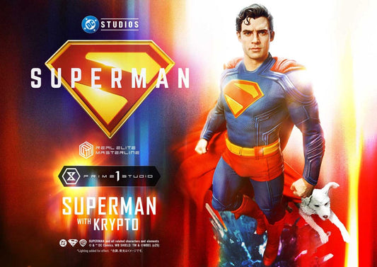 PRIME 1 - Superman (2025) Real Elite Masterline Series Statue 1/3 Superman with Krypto Bonus Version