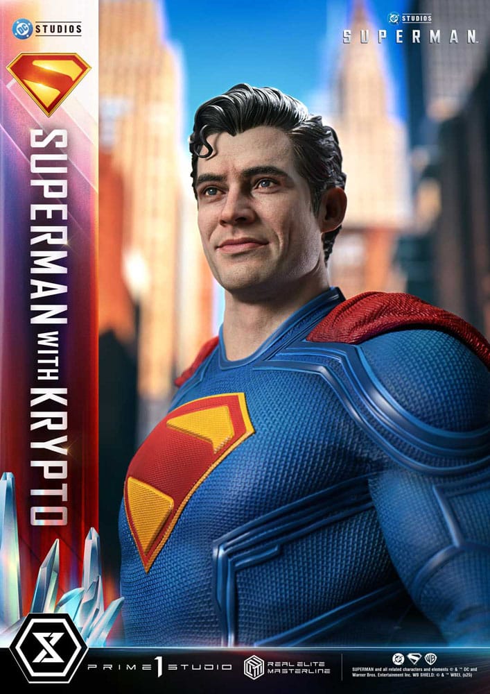 PRIME 1 - Superman (2025) Real Elite Masterline Series Statue 1/3 Superman with Krypto Bonus Version