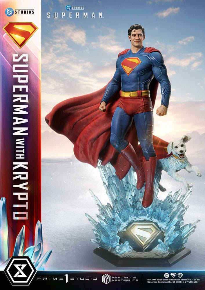 PRIME 1 - Superman (2025) Real Elite Masterline Series Statue 1/3 Superman with Krypto Bonus Version