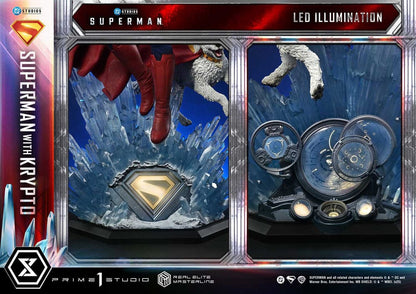 PRIME 1 - Superman (2025) Real Elite Masterline Series Statue 1/3 Superman with Krypto Bonus Version