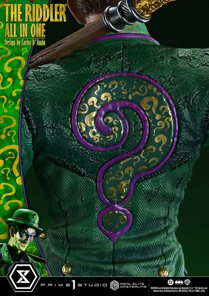 PRIME 1 - DC Comics Real Elite Masterline Series Statue 1/3 The Riddler All In One (Design by Carlos D'Anda) DX Bonus Version