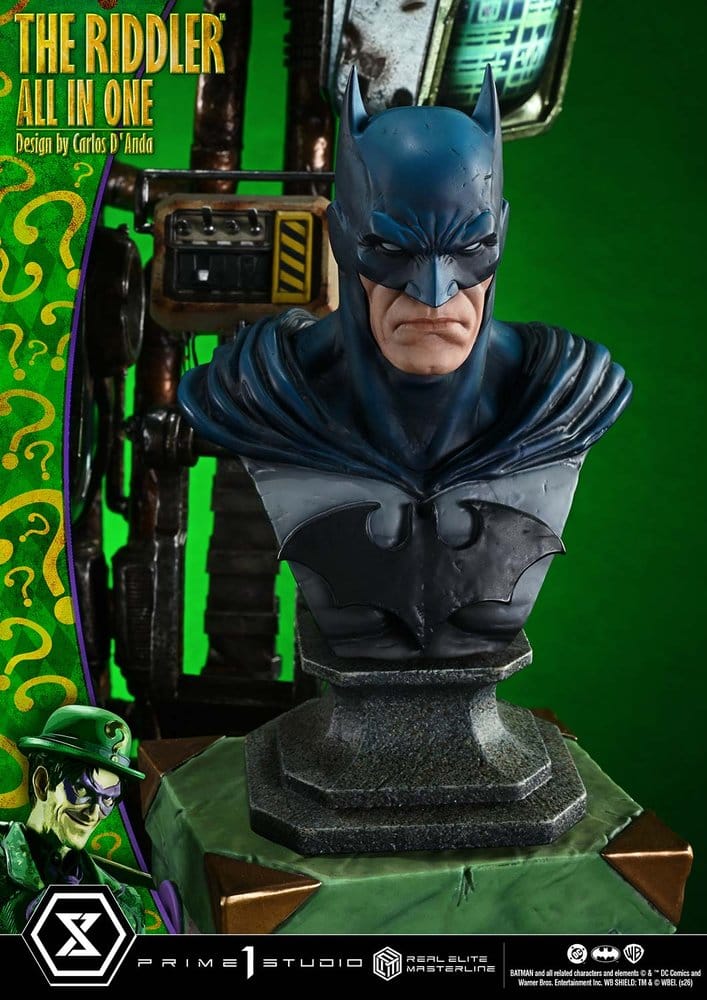 PRIME 1 - DC Comics Real Elite Masterline Series Statue 1/3 The Riddler All In One (Design by Carlos D'Anda) DX Bonus Version