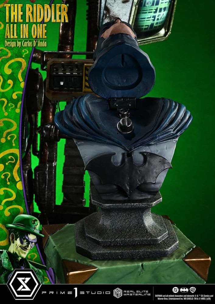 PRIME 1 - DC Comics Real Elite Masterline Series Statue 1/3 The Riddler All In One (Design by Carlos D'Anda) DX Bonus Version