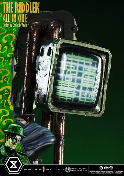 PRIME 1 - DC Comics Real Elite Masterline Series Statue 1/3 The Riddler All In One (Design by Carlos D'Anda) DX Bonus Version