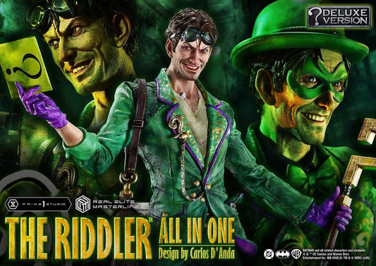 PRIME 1 - DC Comics Real Elite Masterline Series Statue 1/3 The Riddler All In One (Design by Carlos D'Anda) DX Bonus Version