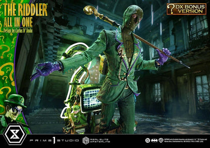 PRIME 1 - DC Comics Real Elite Masterline Series Statue 1/3 The Riddler All In One (Design by Carlos D'Anda) DX Bonus Version