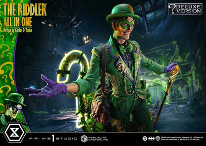 PRIME 1 - DC Comics Real Elite Masterline Series Statue 1/3 The Riddler All In One (Design by Carlos D'Anda) DX Bonus Version