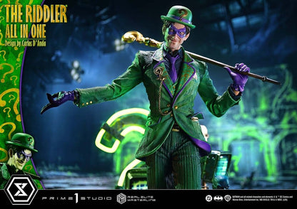 PRIME 1 - DC Comics Real Elite Masterline Series Statue 1/3 The Riddler All In One (Design by Carlos D'Anda) DX Bonus Version