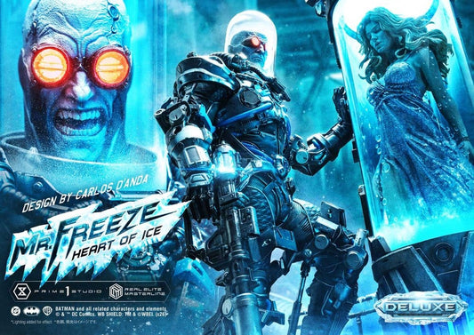 PRIME 1 - DC Comics Real Elite Masterline Series Statue 1/3 Batman (Comics) Mr. Freeze Heart of Ice (Design by Carlos D'Anda) Deluxe Version
