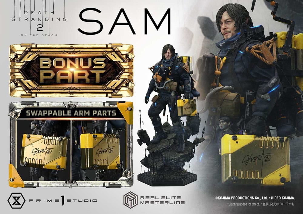 PRIME 1 - Death Stranding 2: On the Beach Real Elite Masterline Series Statue 1/3 Sam Deluxe Bonus Version