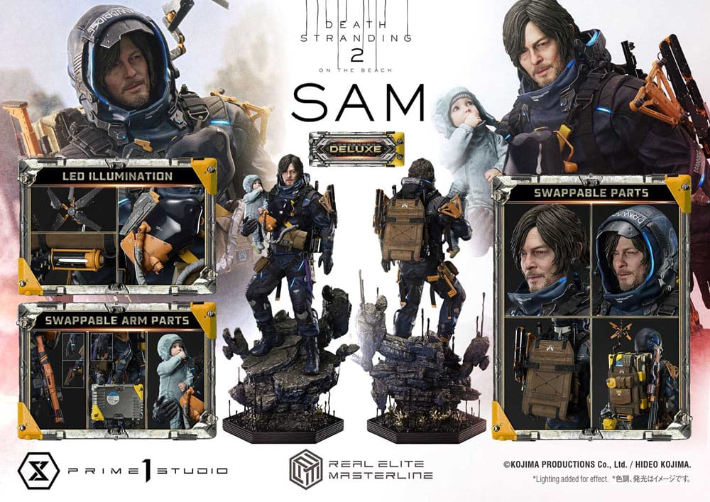 PRIME 1 - Death Stranding 2: On the Beach Real Elite Masterline Series Statue 1/3 Sam Deluxe Bonus Version