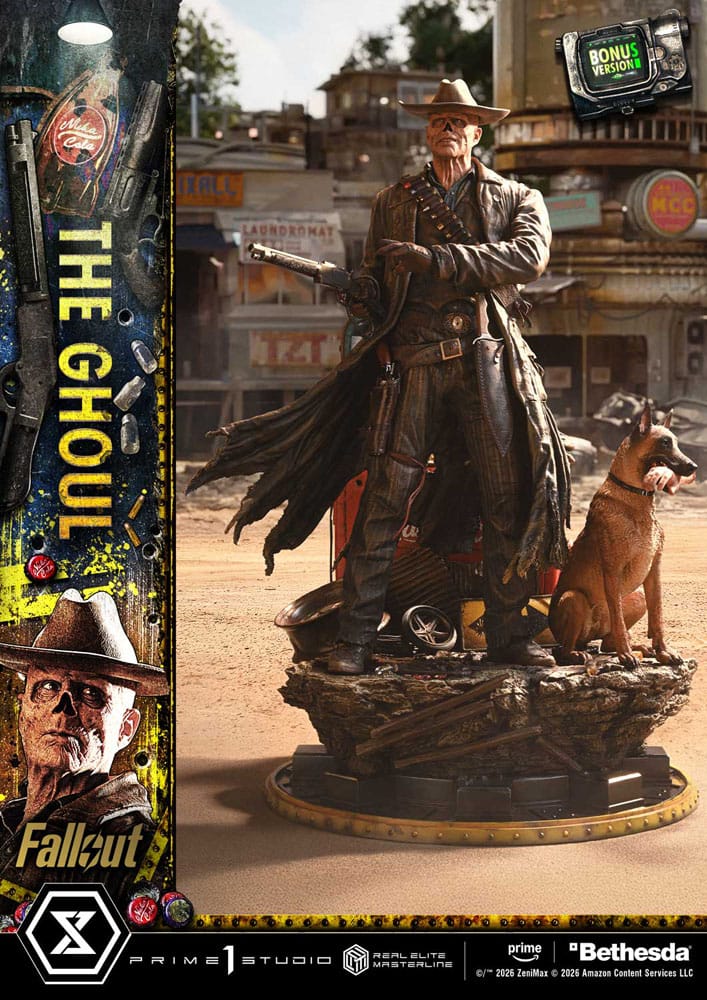 PRIME 1 - Fallout (TV Series) Real Elite Masterline Series Statue 1/4 The Ghoul DX Bonus Version