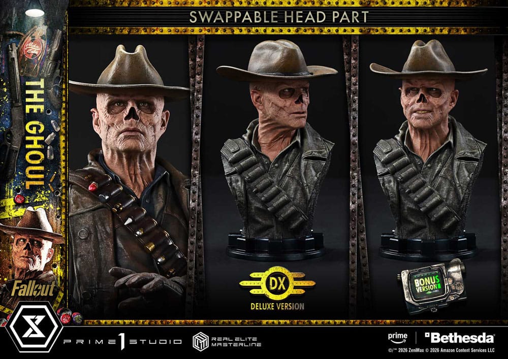 PRIME 1 - Fallout (TV Series) Real Elite Masterline Series Statue 1/4 The Ghoul DX Bonus Version